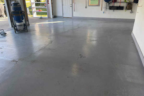 epoxy floor before
